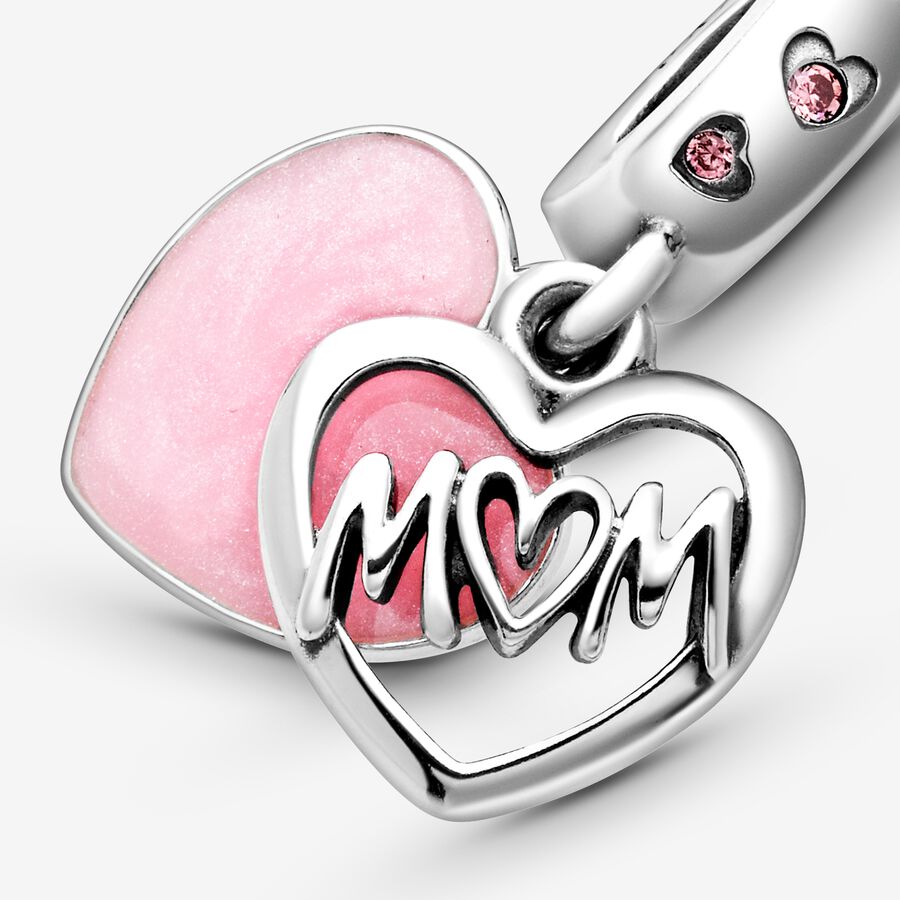 Pandora Mom Script Baumeln Silber | VBKMJP-218