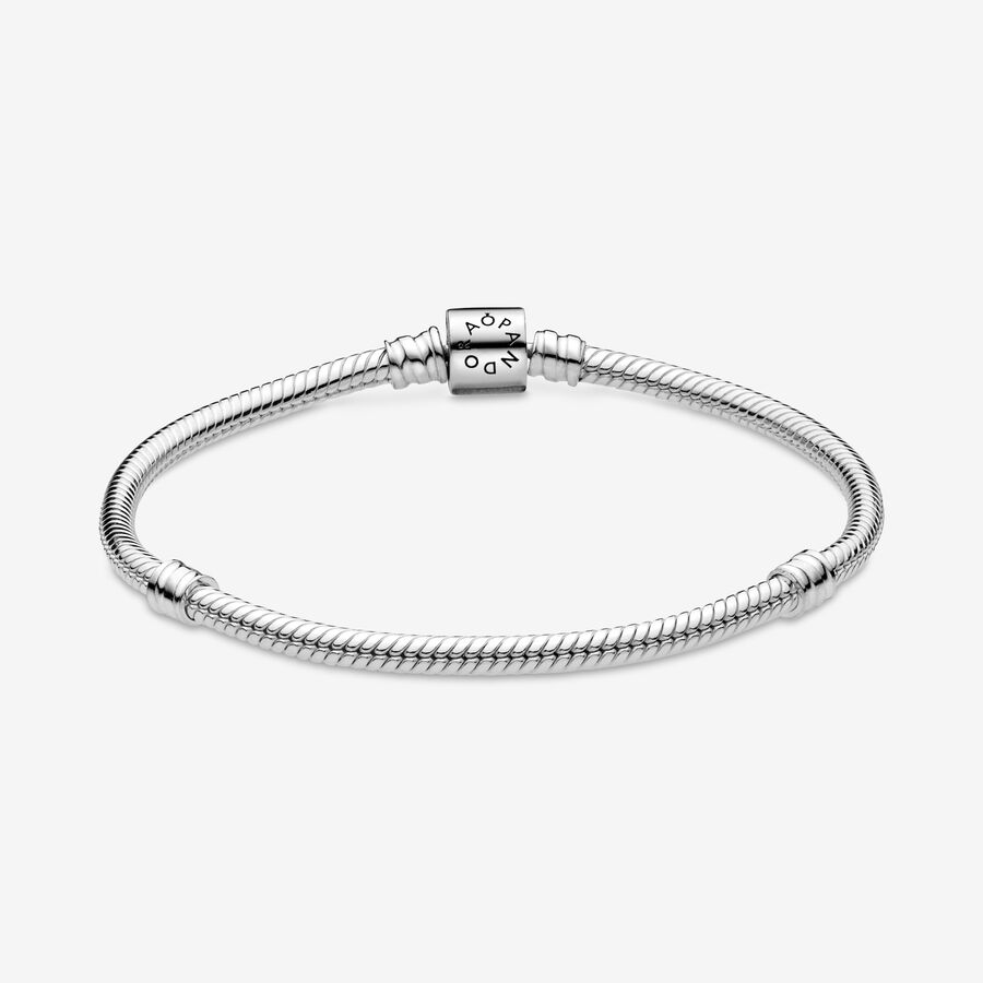 Pandora Moments Barrel Clasp Snake Charms Silber | DWMRNG-957