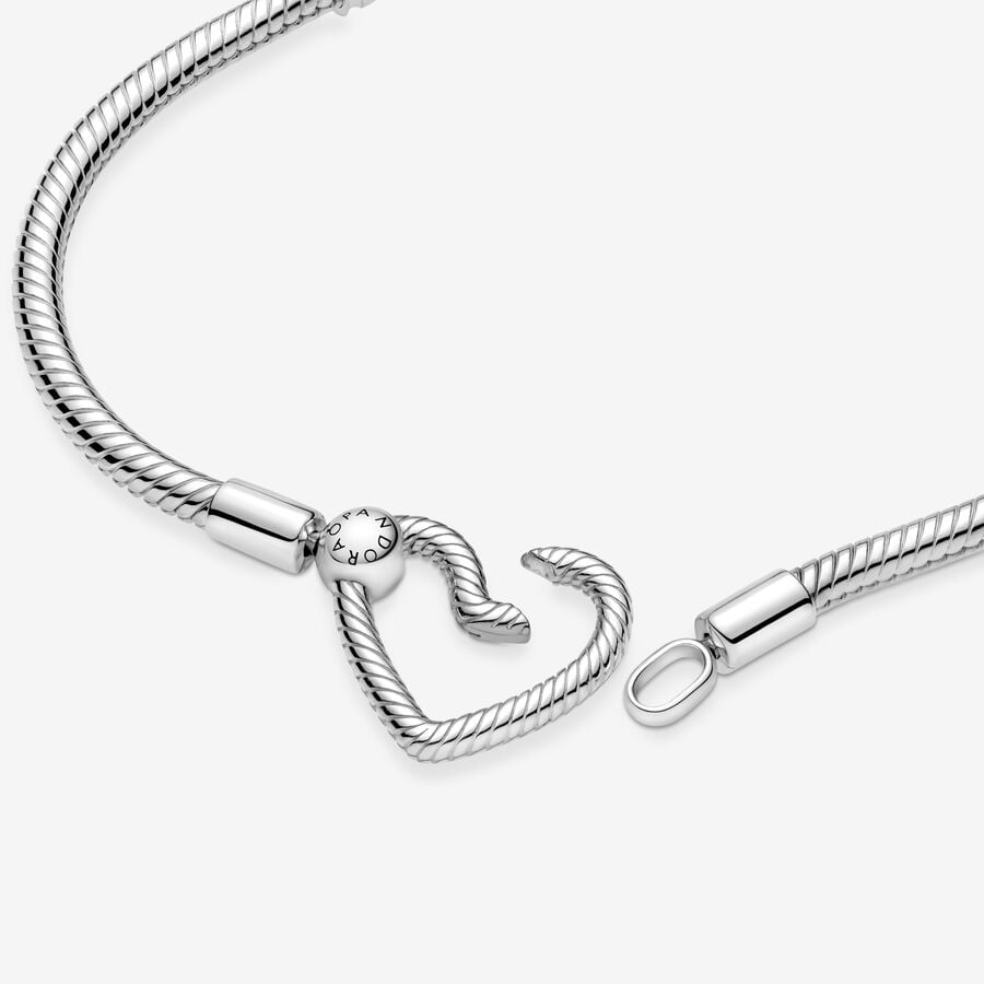 Pandora Moments Closure Snake Charms Silber | KUCRGQ-914