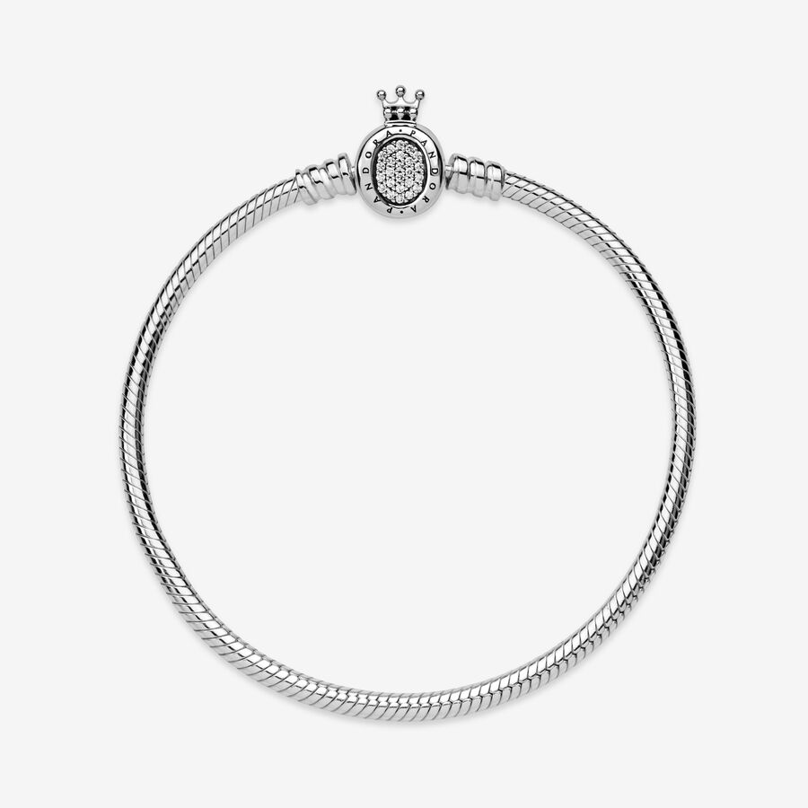 Pandora Moments Crown O Clasp Snake Charms Silber | MYTZKB-862