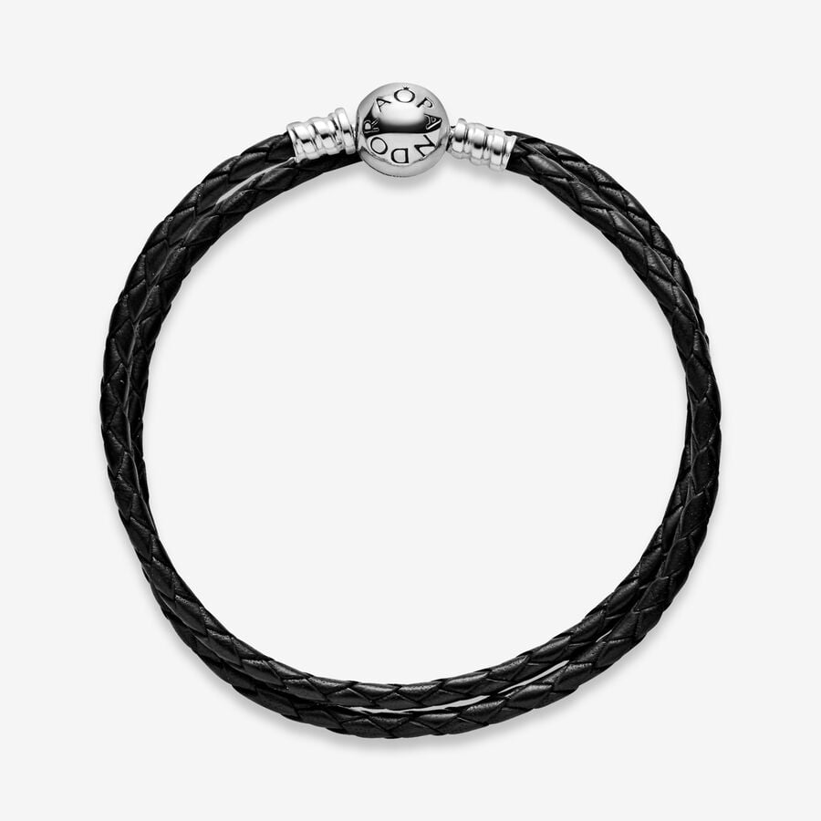 Pandora Moments Double Black Charms Silber | QSGZJV-516