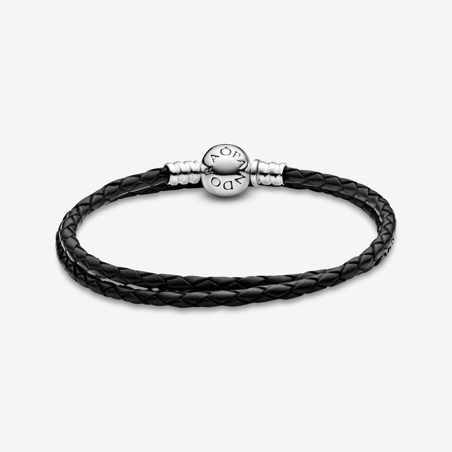 Pandora Moments Double Black Charms Silber | QSGZJV-516