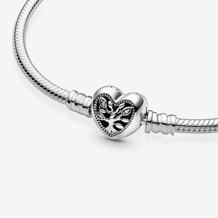 Pandora Moments Family Tree Clasp Snake Charms Silber | QHYNJW-297