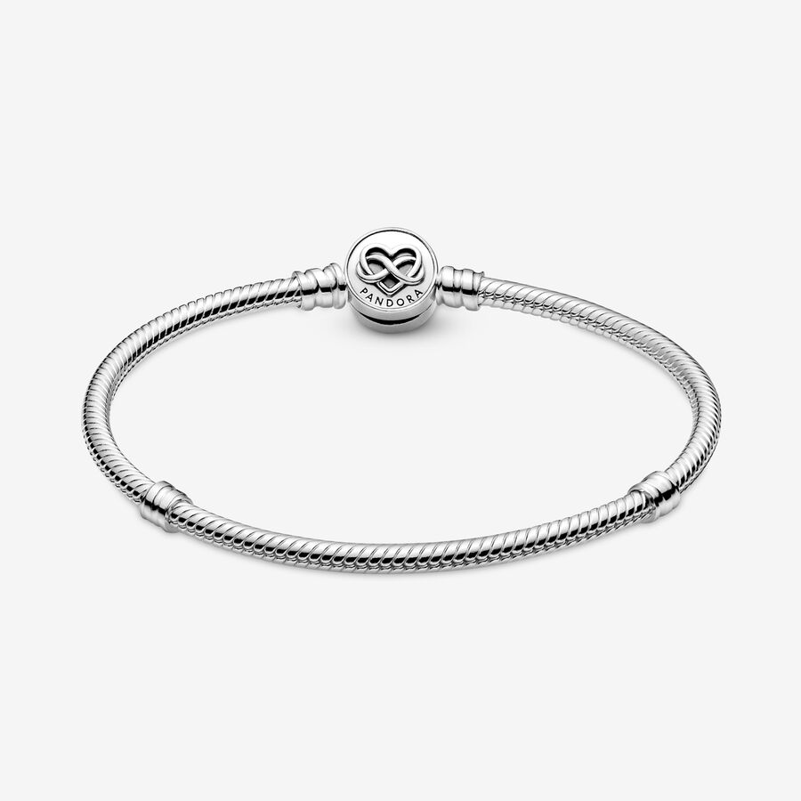 Pandora Moments Infinity Clasp Snake Charms Silber | IYQAGE-107