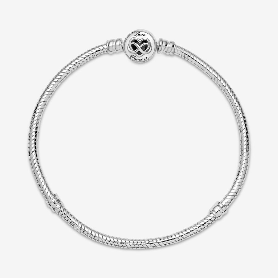 Pandora Moments Infinity Clasp Snake Charms Silber | PLACRO-731