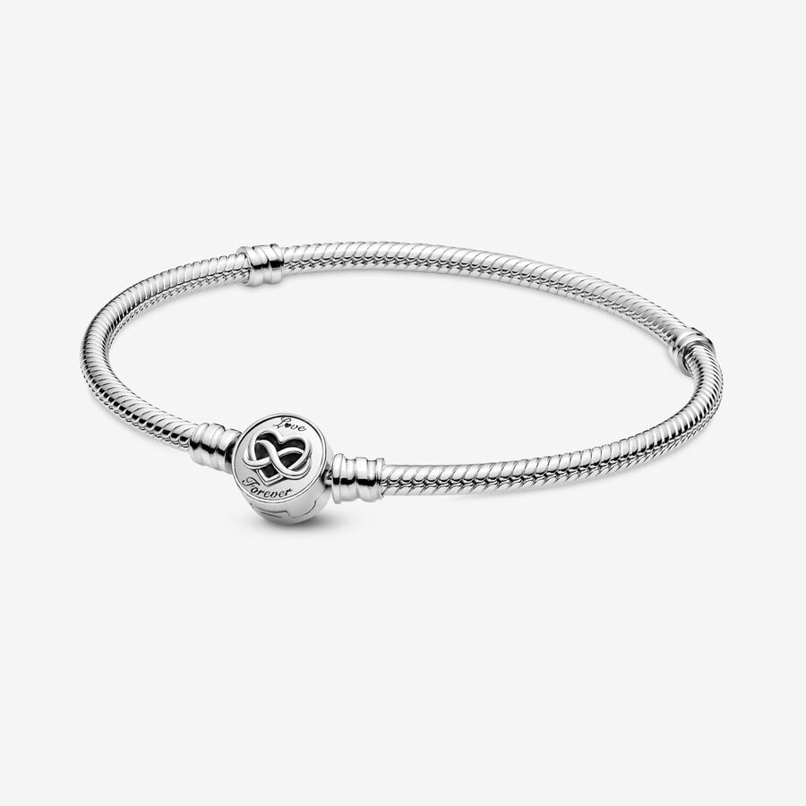 Pandora Moments Infinity Clasp Snake Charms Silber | PLACRO-731