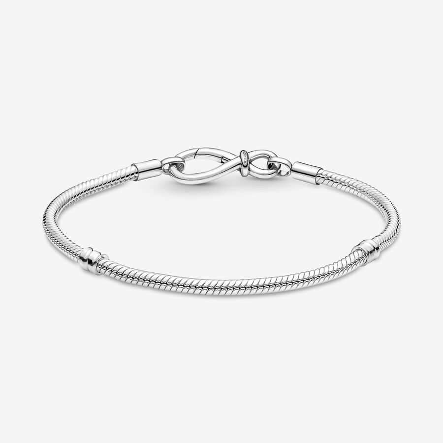 Pandora Moments Infinity Knot Snake Charms Silber | SUOTWP-634