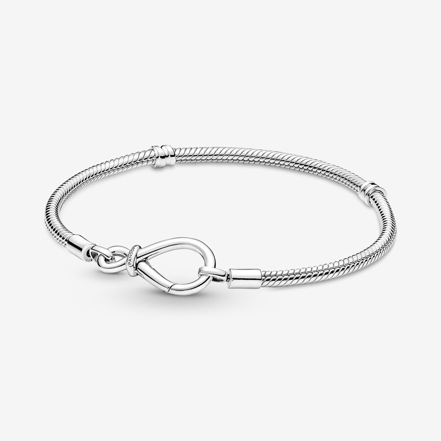 Pandora Moments Infinity Knot Snake Charms Silber | VJHNQE-579