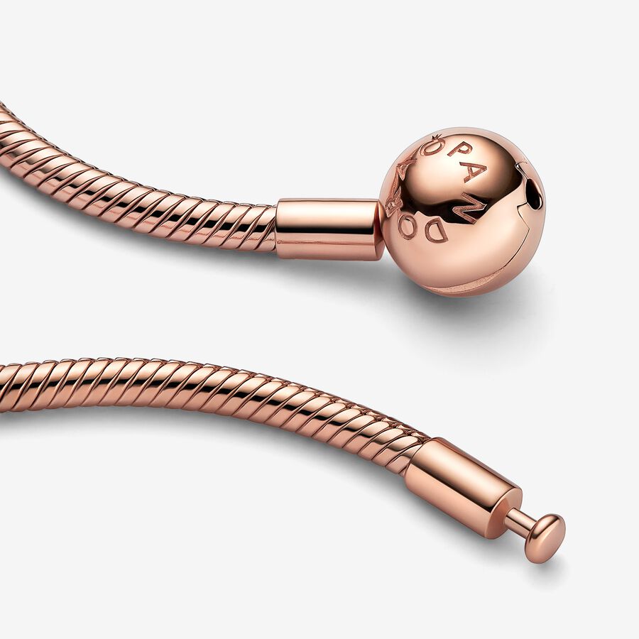 Pandora Moments Snake Charms Rosa Gold | LEOTJB-453