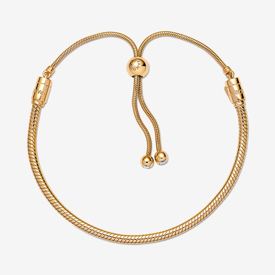 Pandora Moments Snake Slider Gleiten Gold | ZFTCJR-529