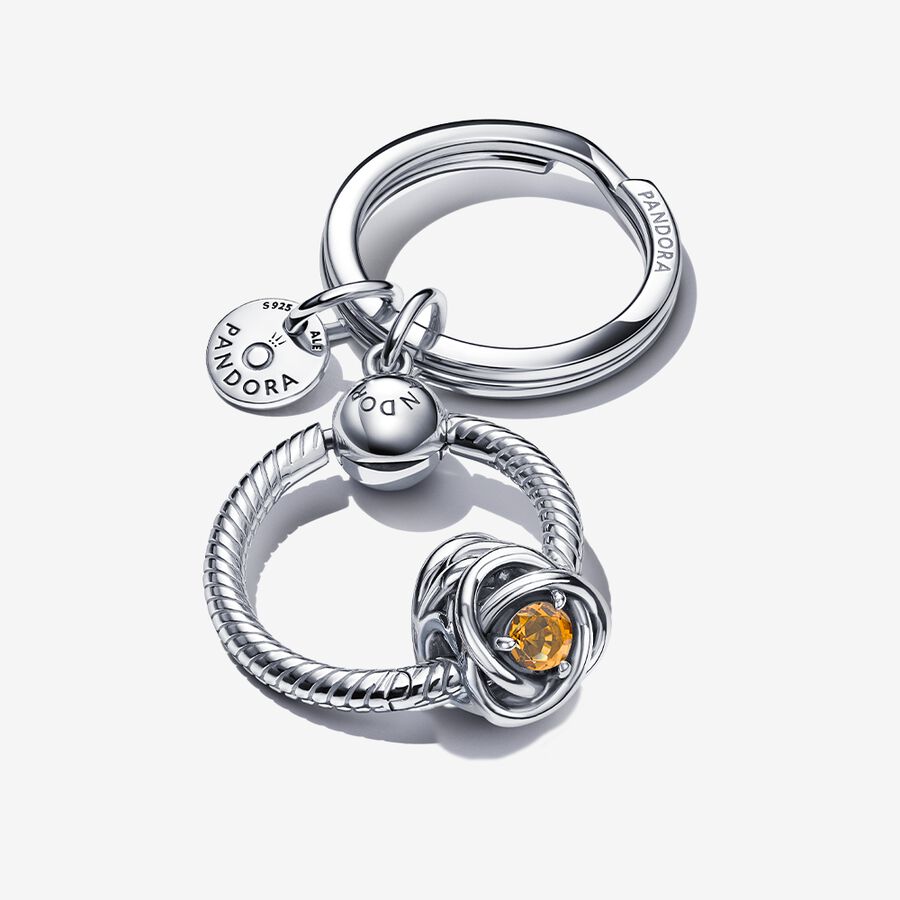 Pandora November Birthday Key Charms Mehrfarbig | VBMTPD-083