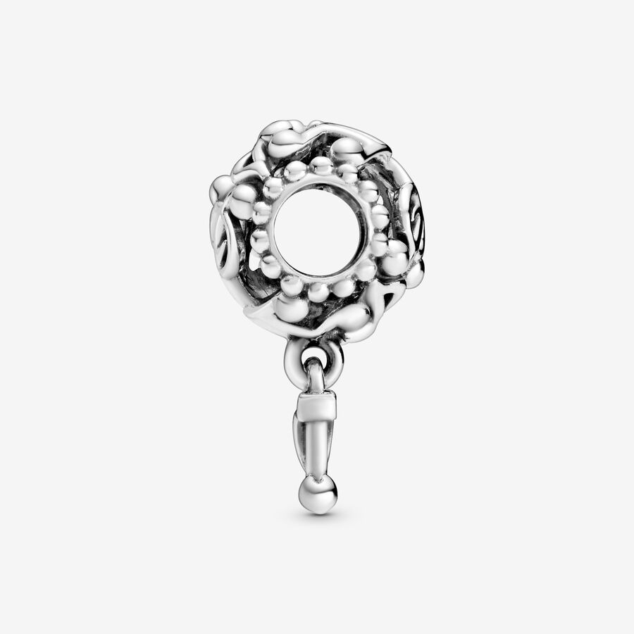 Pandora Openwork Music Notes Baumeln Silber | EZUGMY-145