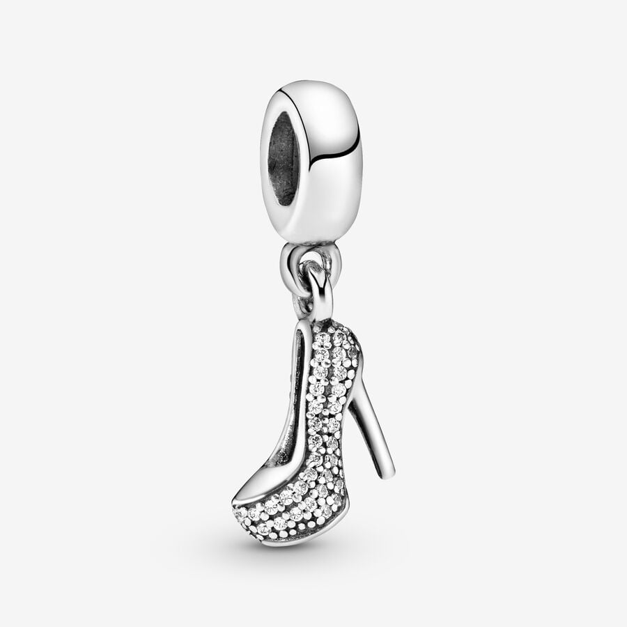 Pandora Pave Stiletto Shoe Baumeln Silber | WAHSLT-836