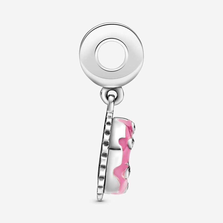 Pandora Pink Birthday Cake Charms Silber | GQOTHJ-217