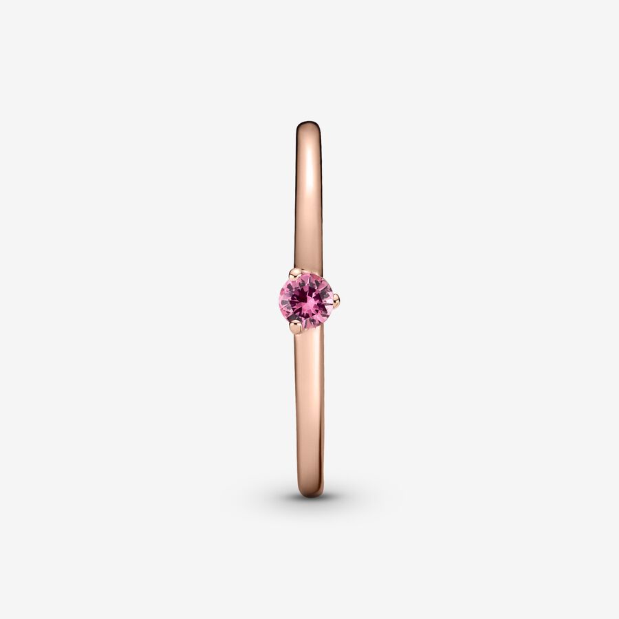 Pandora Pink Solitär Rosa Gold | OFSBLM-039