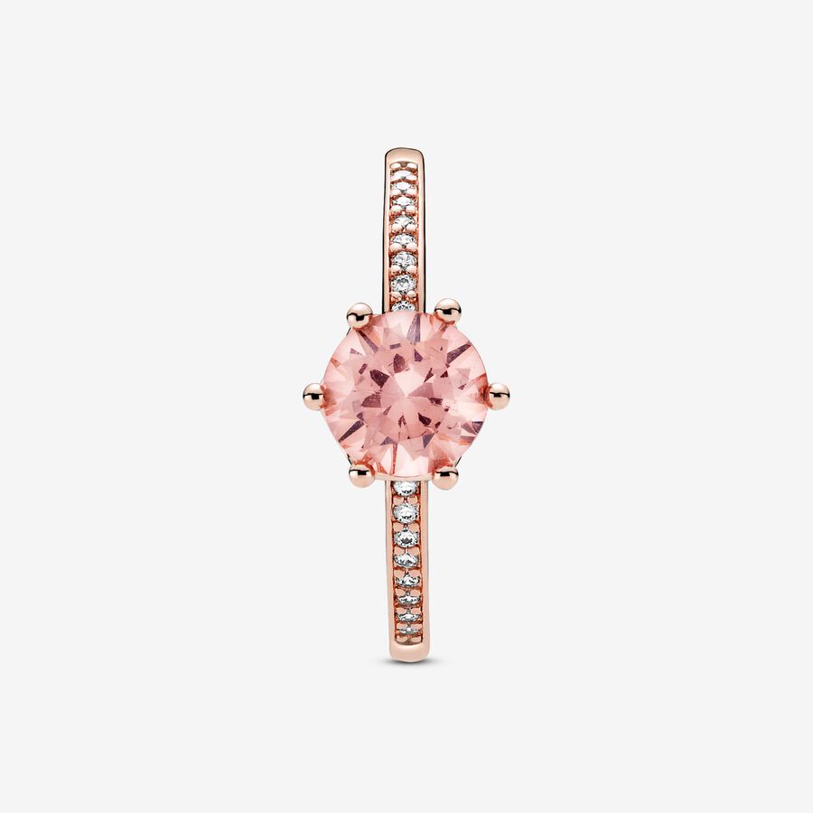 Pandora Pink Sparkling Crown Solitär Rosa Gold | HOLAUR-235