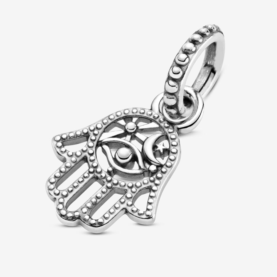 Pandora Protective Hamsa Hand Charms Silber | PTVHEB-092