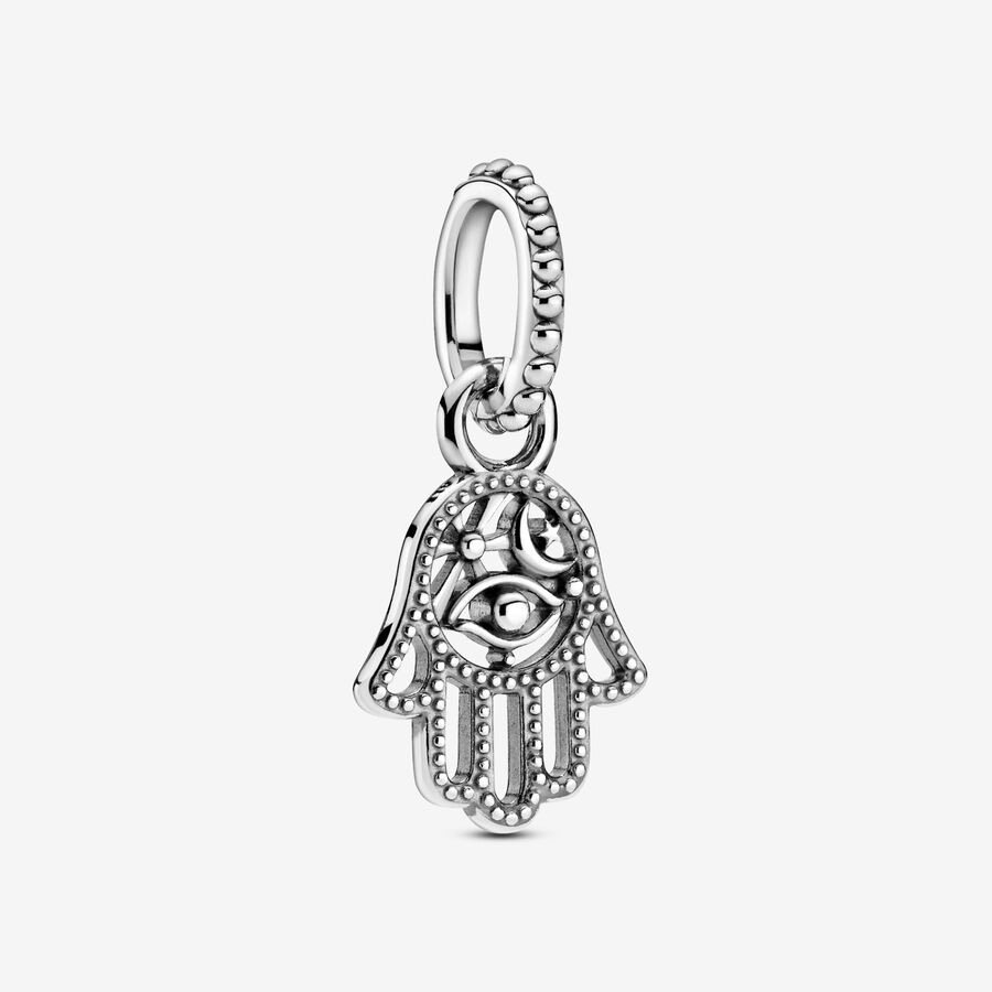 Pandora Protective Hamsa Hand Charms Silber | PTVHEB-092