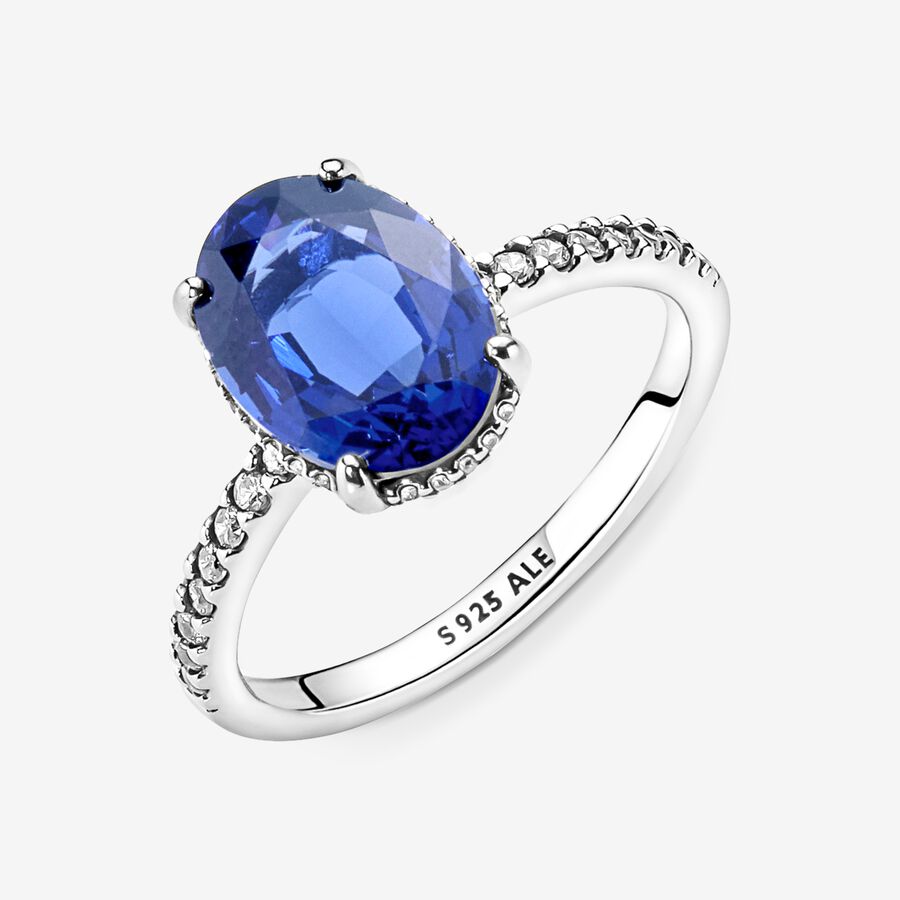 Pandora Shimmering Blue Ring-sets Mehrfarbig | FEQLVK-956