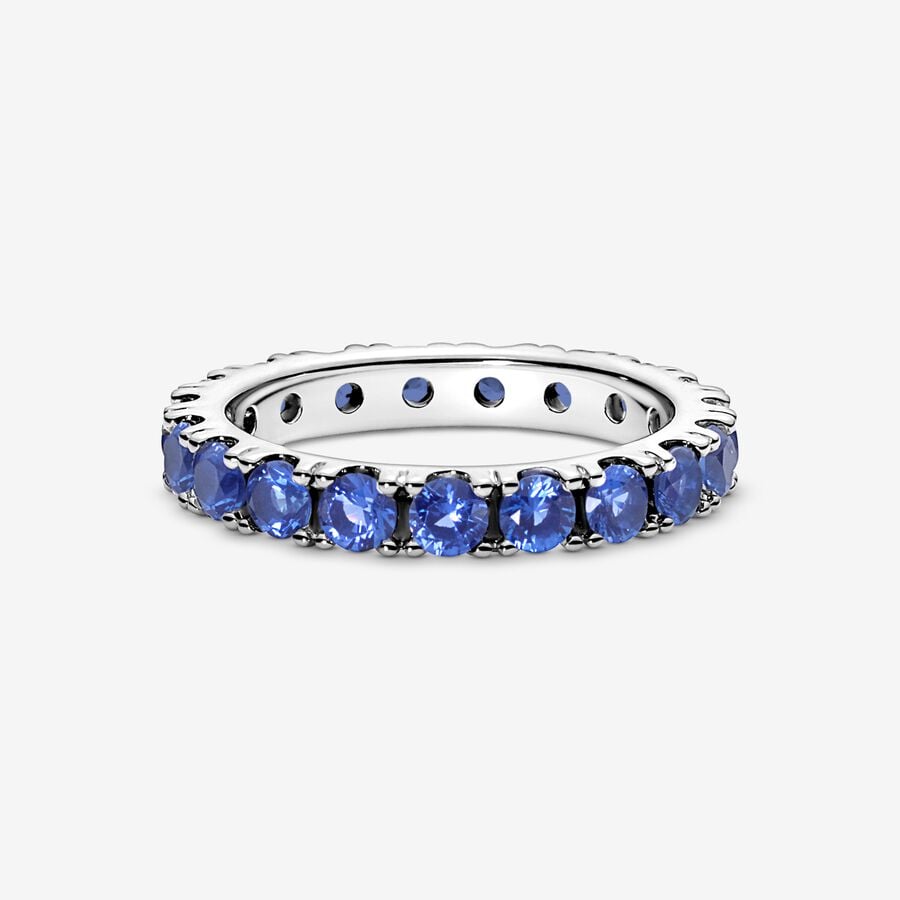 Pandora Shimmering Blue Ring-sets Mehrfarbig | FEQLVK-956