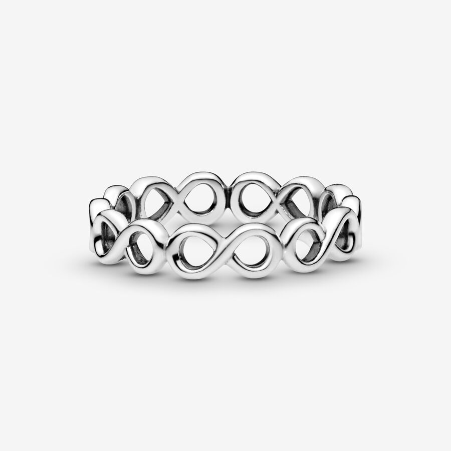 Pandora Simple Infinity Band Silber | VRDOYH-946