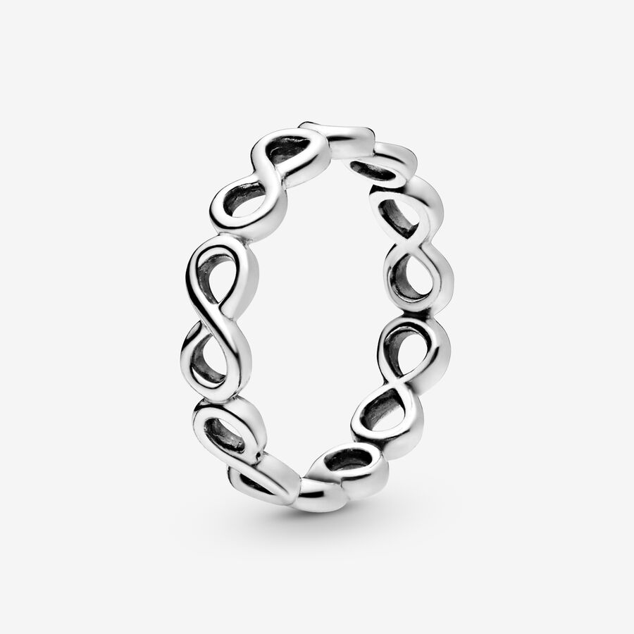 Pandora Simple Infinity Band Silber | VRDOYH-946