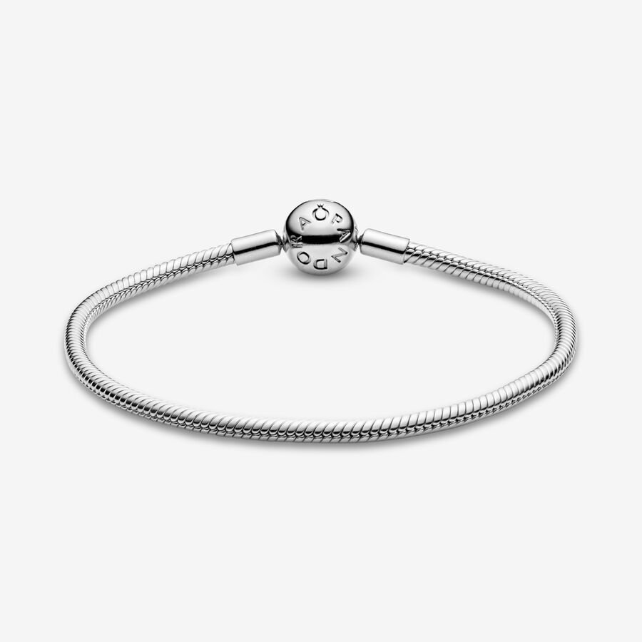 Pandora Smooth Clasp Charms Silber | LCBSWH-192