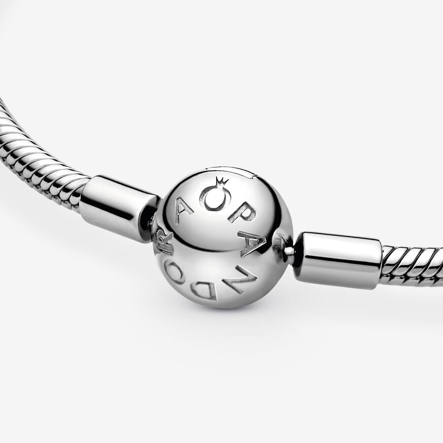 Pandora Smooth Clasp Charms Silber | LCBSWH-192