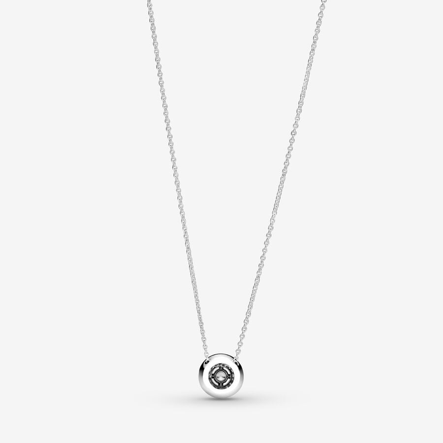 Pandora Sparkling Double Collier Anhänger Silber | QZCFDA-896