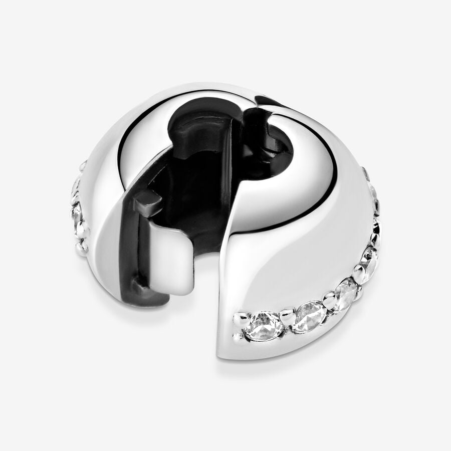 Pandora Sparkling Line Clip Klammern Silber | UKLYDV-673