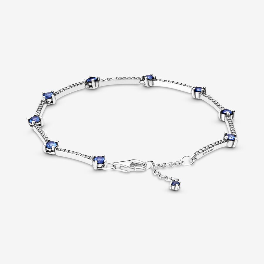 Pandora Sparkling Pave Bars Non-Charms Silber | LISNKJ-610