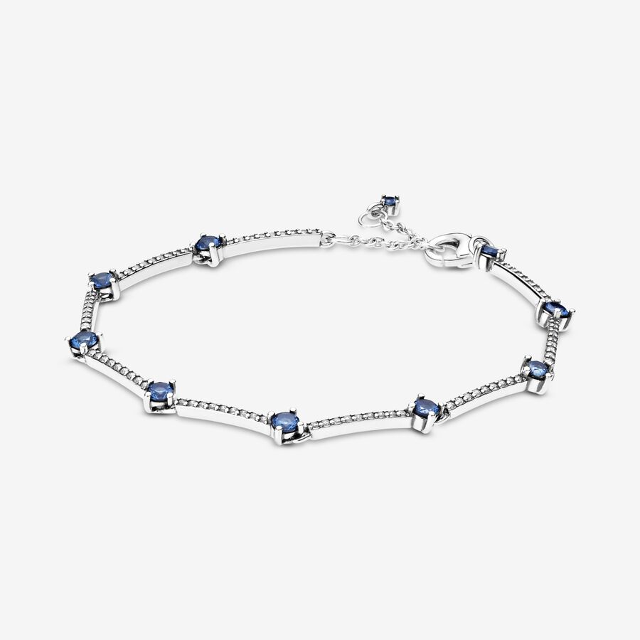 Pandora Sparkling Pave Bars Non-Charms Silber | LISNKJ-610