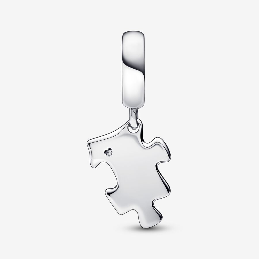 Pandora Sparkling Puzzle Piece Baumeln Silber | ZRQYJU-792