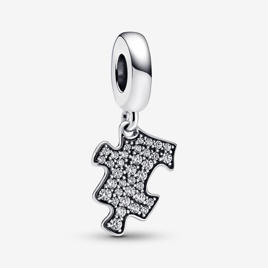 Pandora Sparkling Puzzle Piece Baumeln Silber | ZRQYJU-792