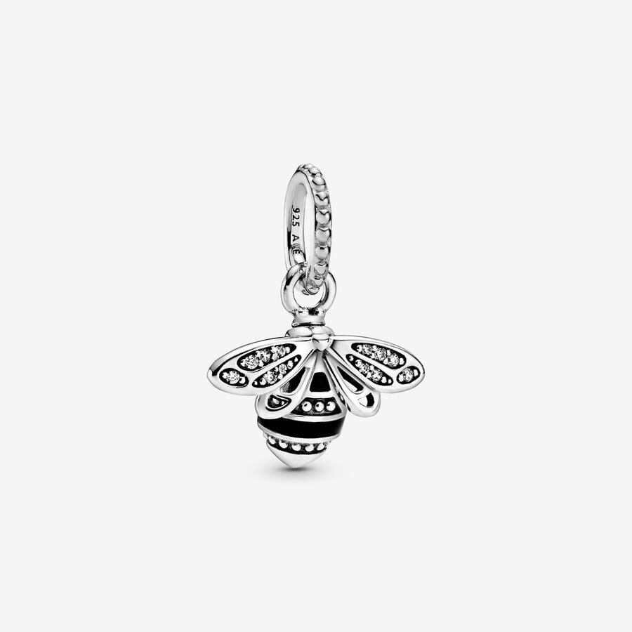 Pandora Sparkling Queen Bee Anhänger Silber | BPDOHK-031