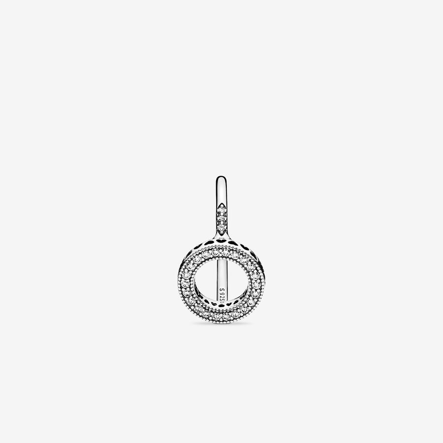 Pandora Sparkling Solitär Silber | YEWOQF-389