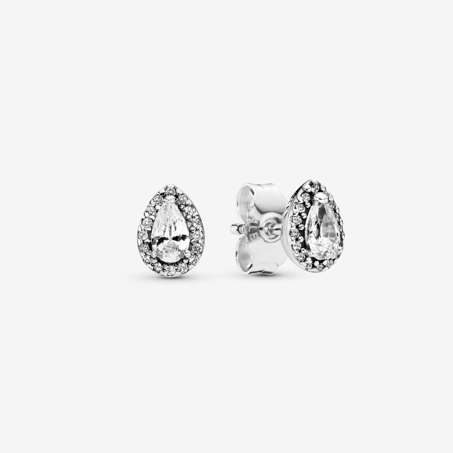 Pandora Sparkling Teardrop Zucht Silber | EONRCW-465