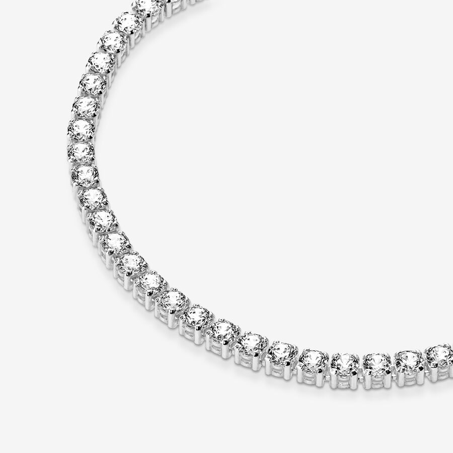 Pandora Sparkling Tennis Non-Charms Silber | XCHNRY-819