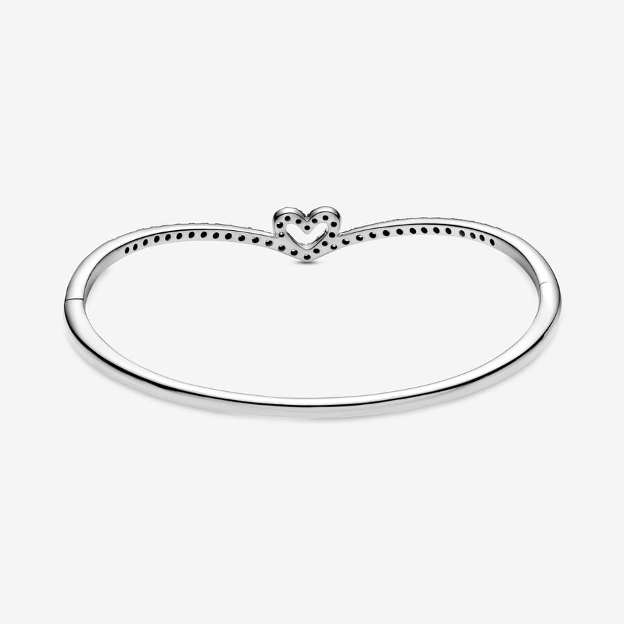 Pandora Sparkling Wishbone Armreifen Silber | JYWITL-271