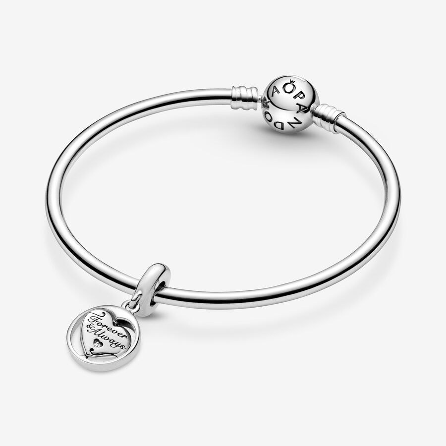 Pandora Spinning Forever & Always Soulmate Baumeln Silber | AJBFUW-102