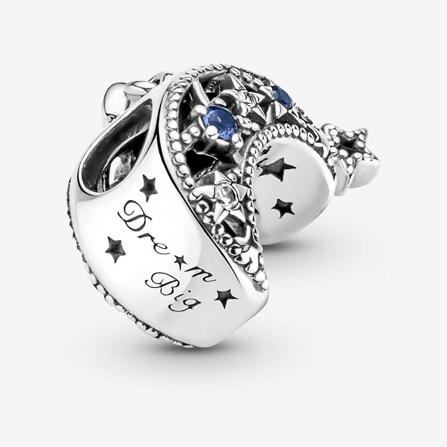 Pandora Star & Crescent Moon Baumeln Silber | TLFACG-890