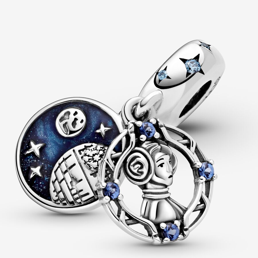 Pandora Star Wars Princess Leia Double Baumeln Silber | EUHWVJ-463