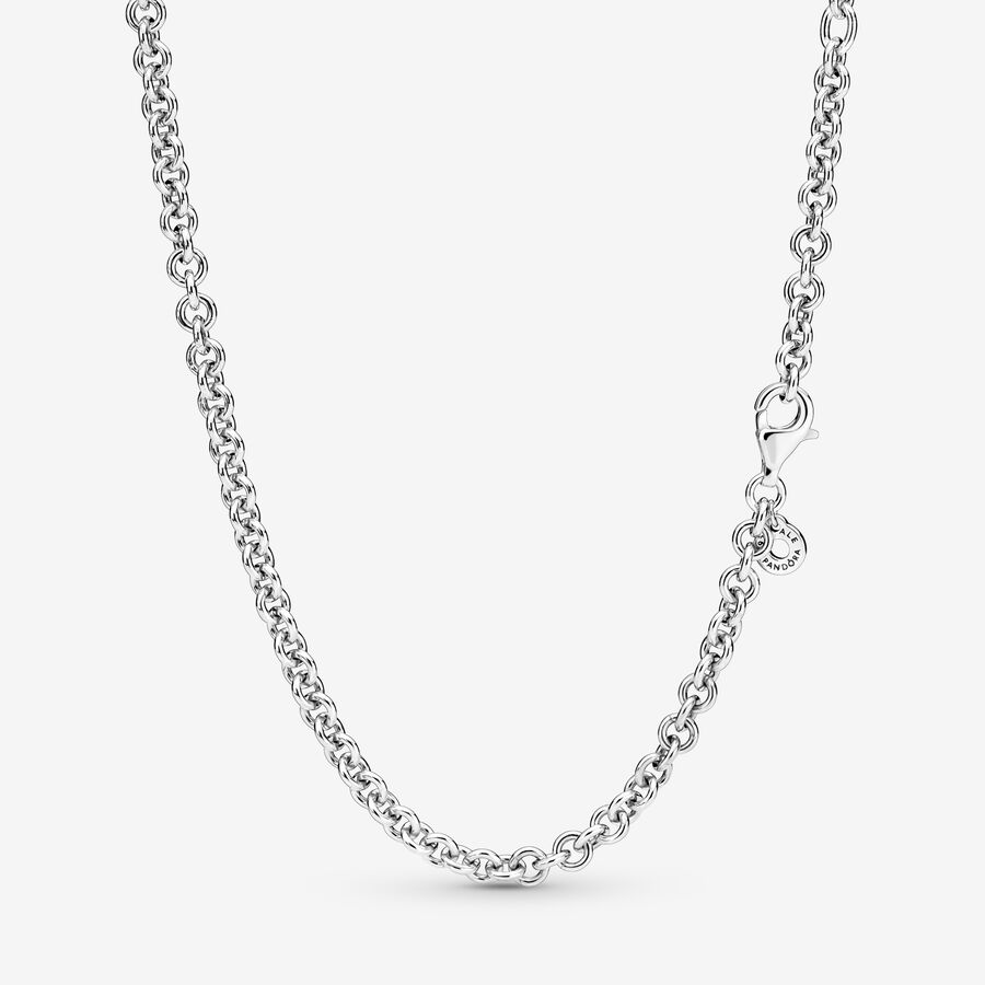 Pandora Thick Cable Kette Silber | DQMICN-796