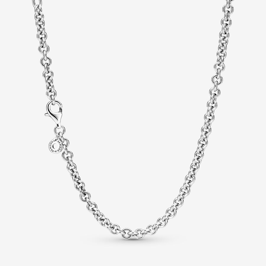 Pandora Thick Cable Kette Silber | DQMICN-796