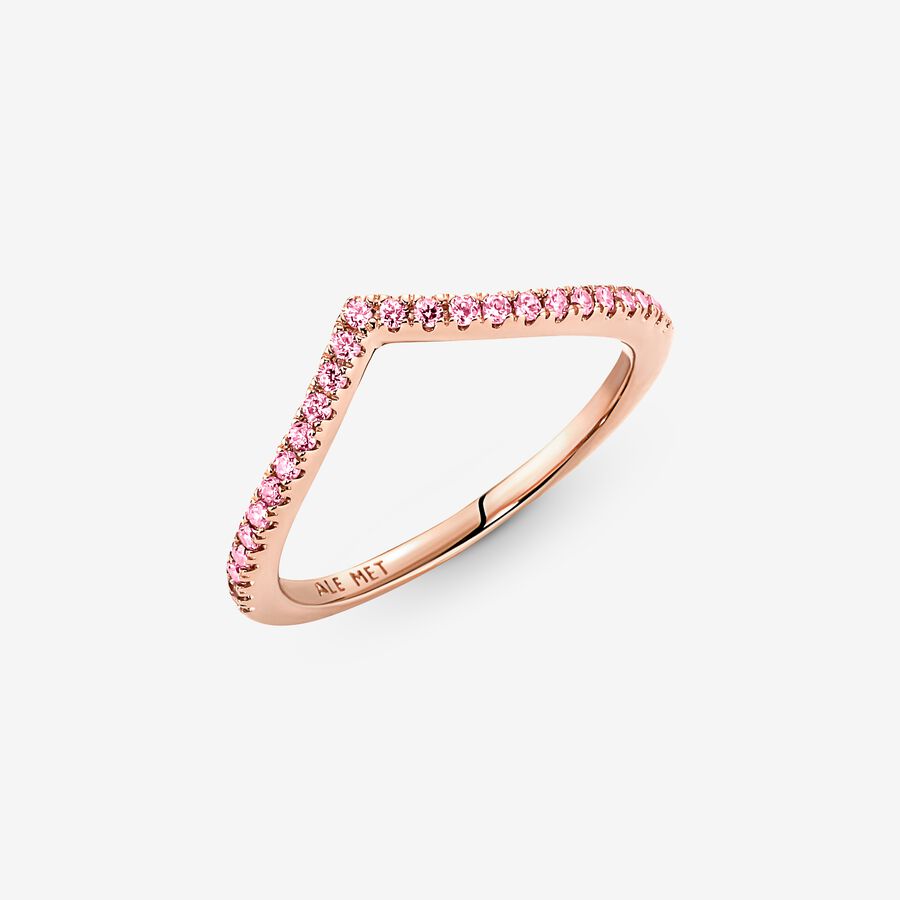 Pandora Timeless Wish Sparkling Pink Stapelbar Rosa Gold | GUPDLZ-683