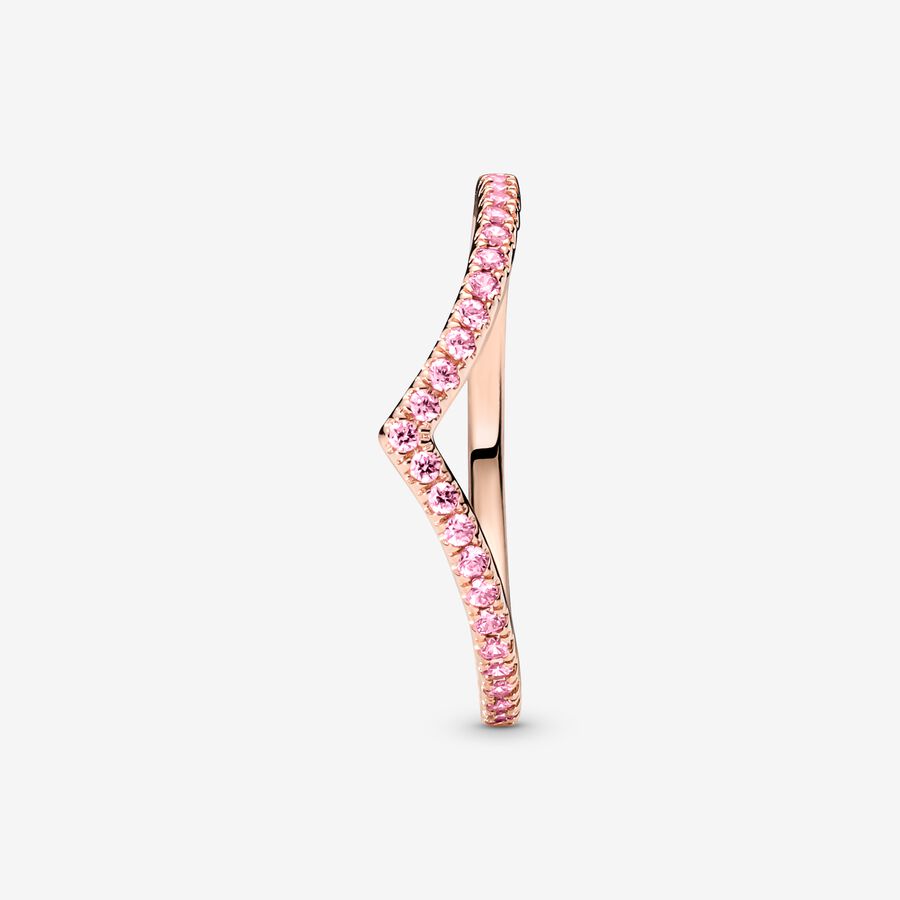 Pandora Timeless Wish Sparkling Pink Stapelbar Rosa Gold | GUPDLZ-683