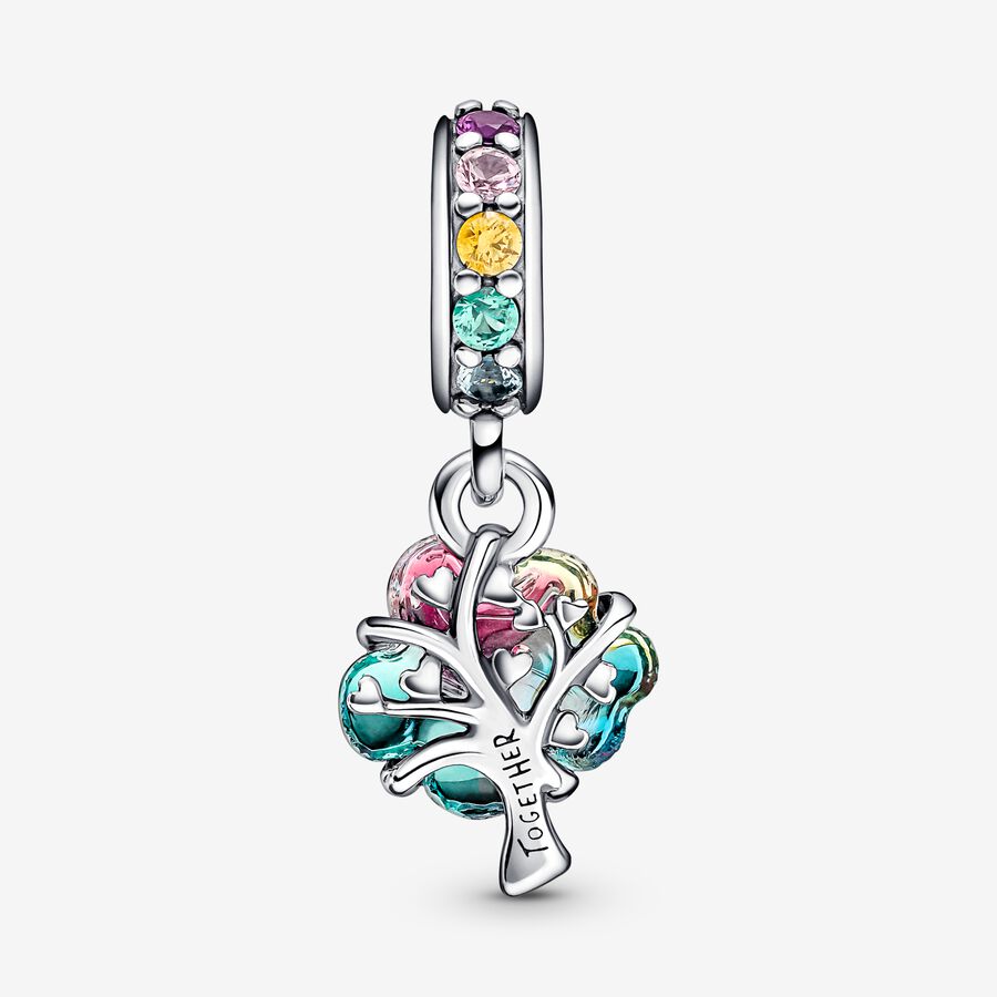 Pandora Togetherness Tree Murano Glass Baumeln Silber | ZPMFSG-420