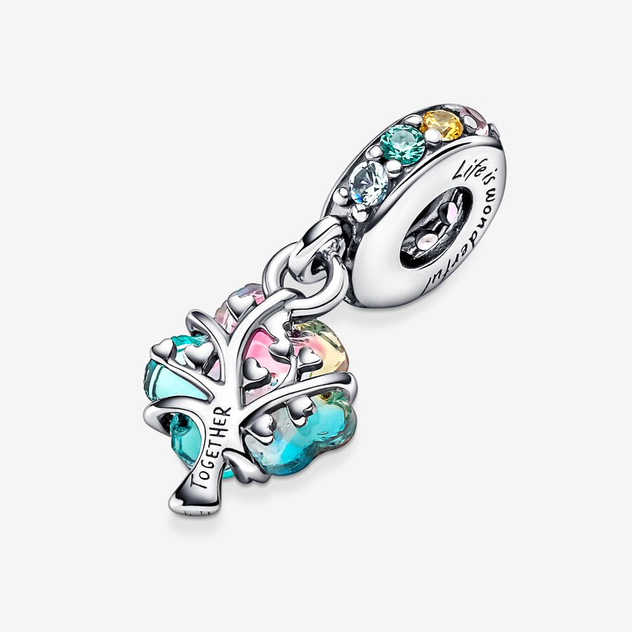 Pandora Togetherness Tree Murano Glass Baumeln Silber | ZPMFSG-420