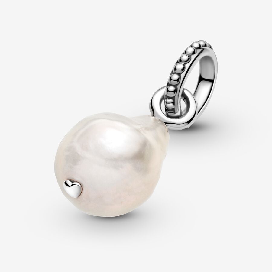 Pandora Treated Freshwater Cultured Baroque Pearl Anhänger Silber | MCGOWJ-309