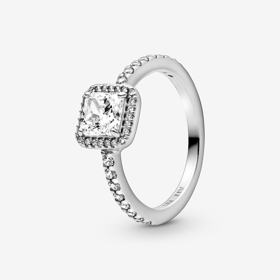 Pandora True Elegance Square Ring-sets Mehrfarbig | IHXSRO-831